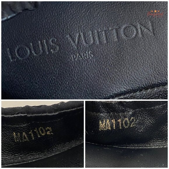Authentic Louis Vuitton Black Leopard Print Fabric Amulet Ballet Flats Size 38/8 - Picture 7 of 13